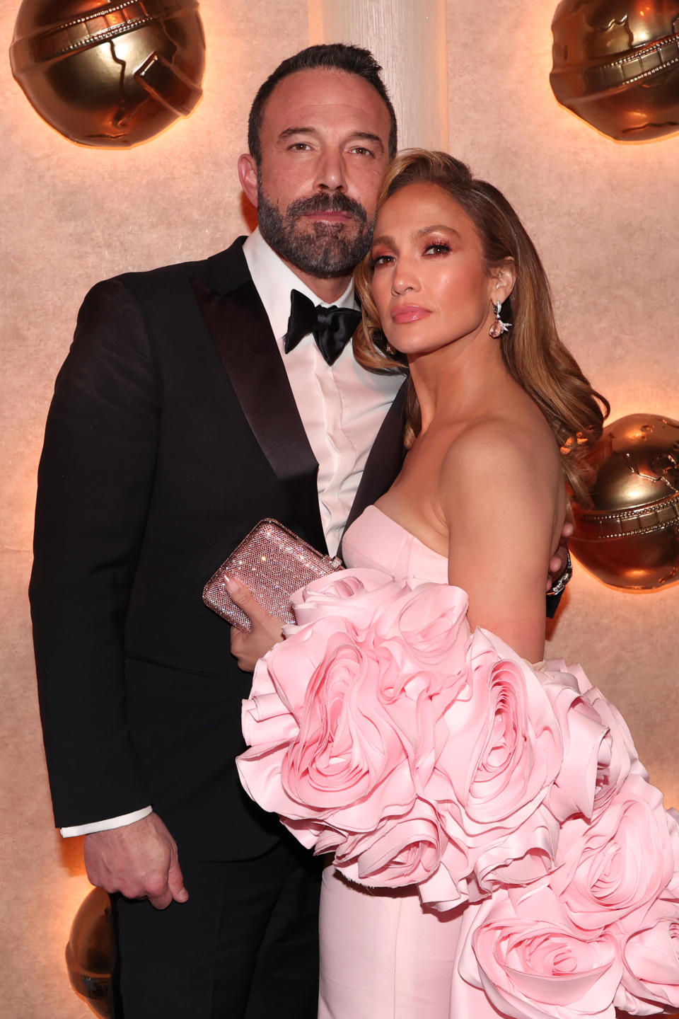 Ben Affleck and Jennifer Lopez at the 81st Golden Globe Awards.