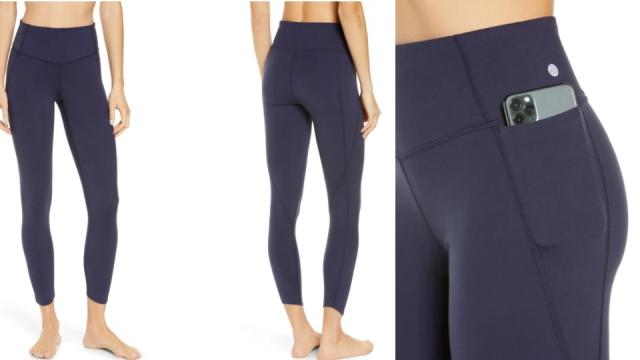 Leggings With Pockets: Zella High Waist Studio Lite Pocket 7/8