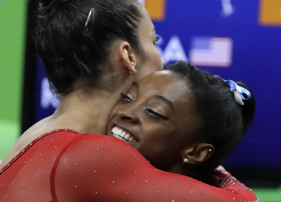 Aly Raisman and Simone Biles