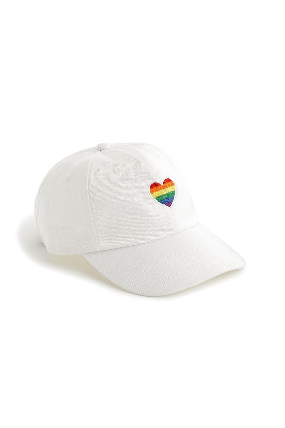 Embroidered Pride Heart Hat
