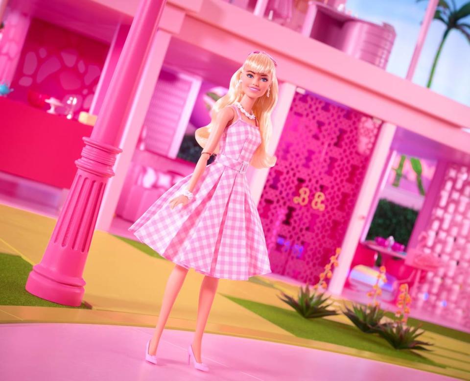 Barbie toys, makeup, candles, keychains, designer clothes and T-shirts, have been hitting the stores to coincide with the July 21 movie release.