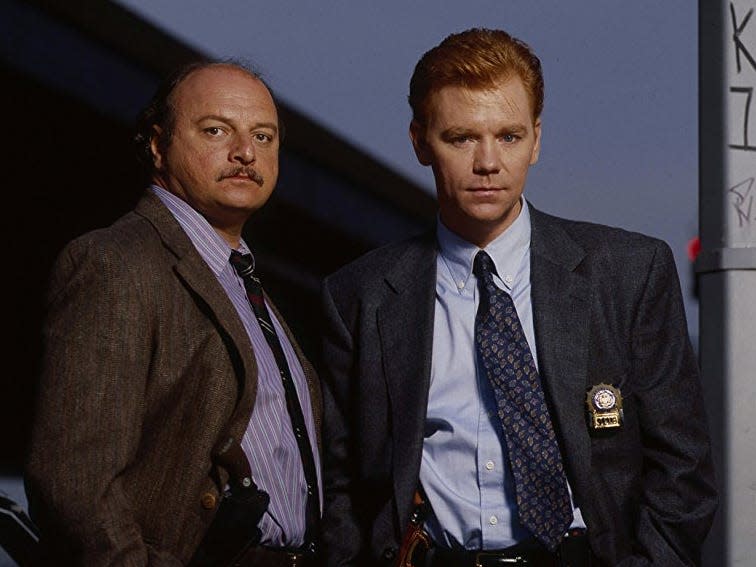 David Caruso and Dennis Franz NYPD Blue