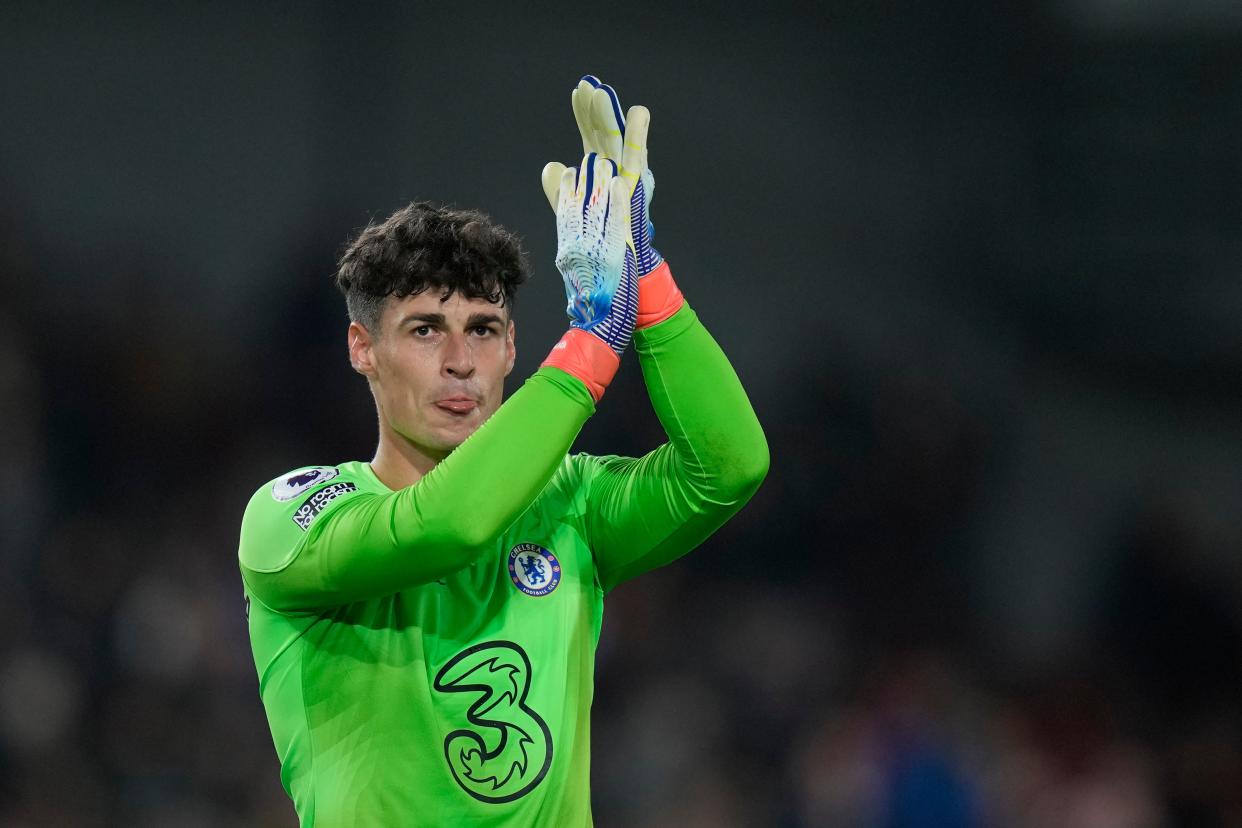 Kepa Arrizabalaga could be loaned out to Real Madrid (AP)