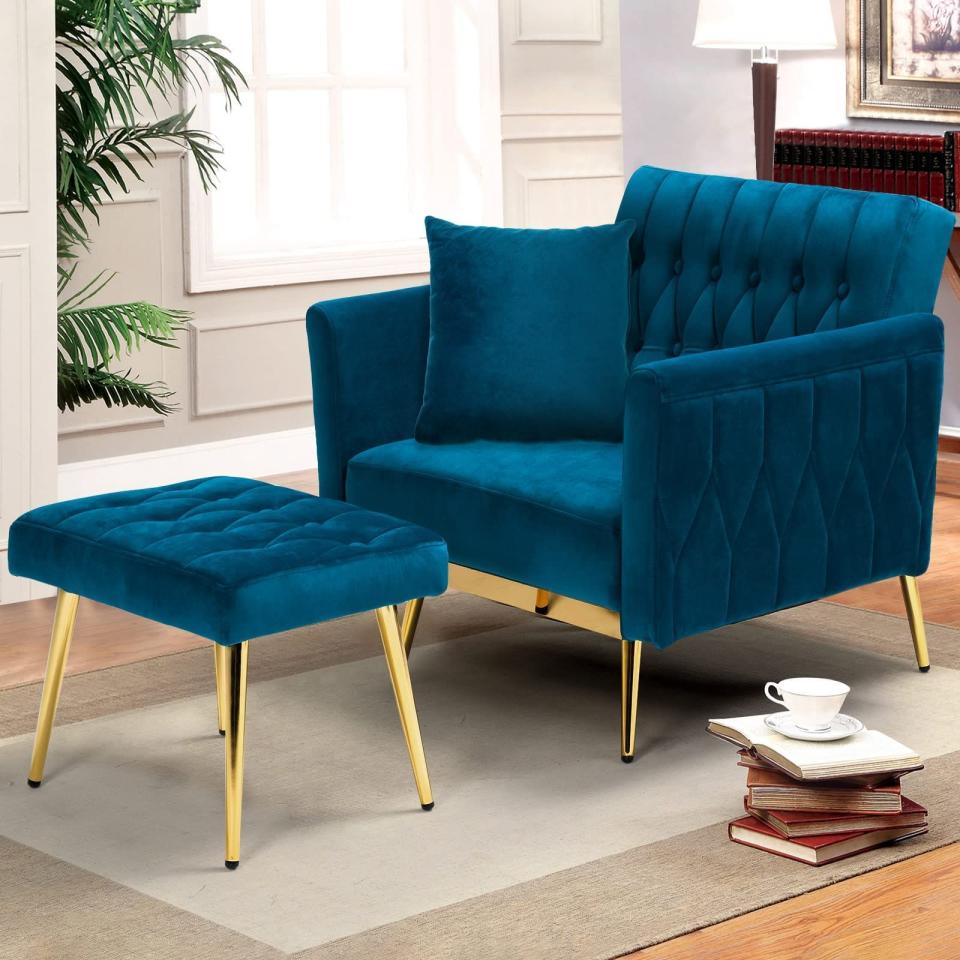 ACMEASE Velvet Accent Chair