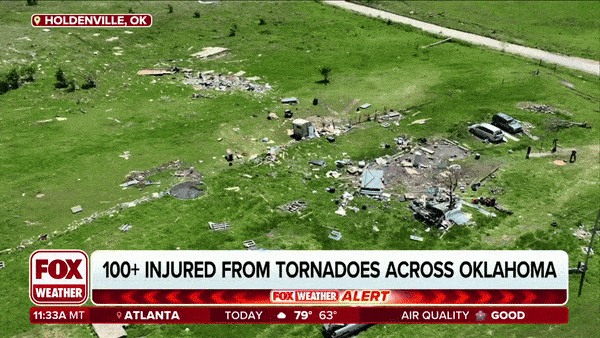 Drone video over what used to be Jimmy Johnson's home before a tornado picked it up and tossed it, killing Johnson.