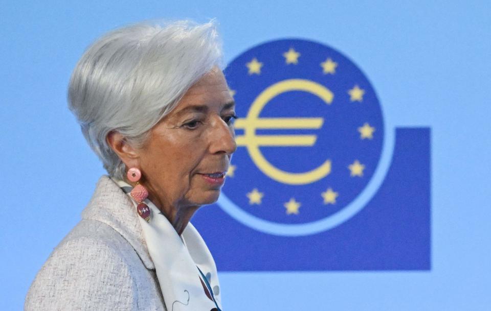 ECB president Christine Lagarde. The European Central Bank held interest rates at 4.5% on Thursday. 