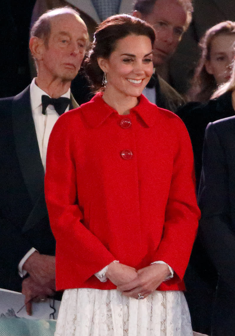 The Duchess of Cambridge expertly mixing high and low. 