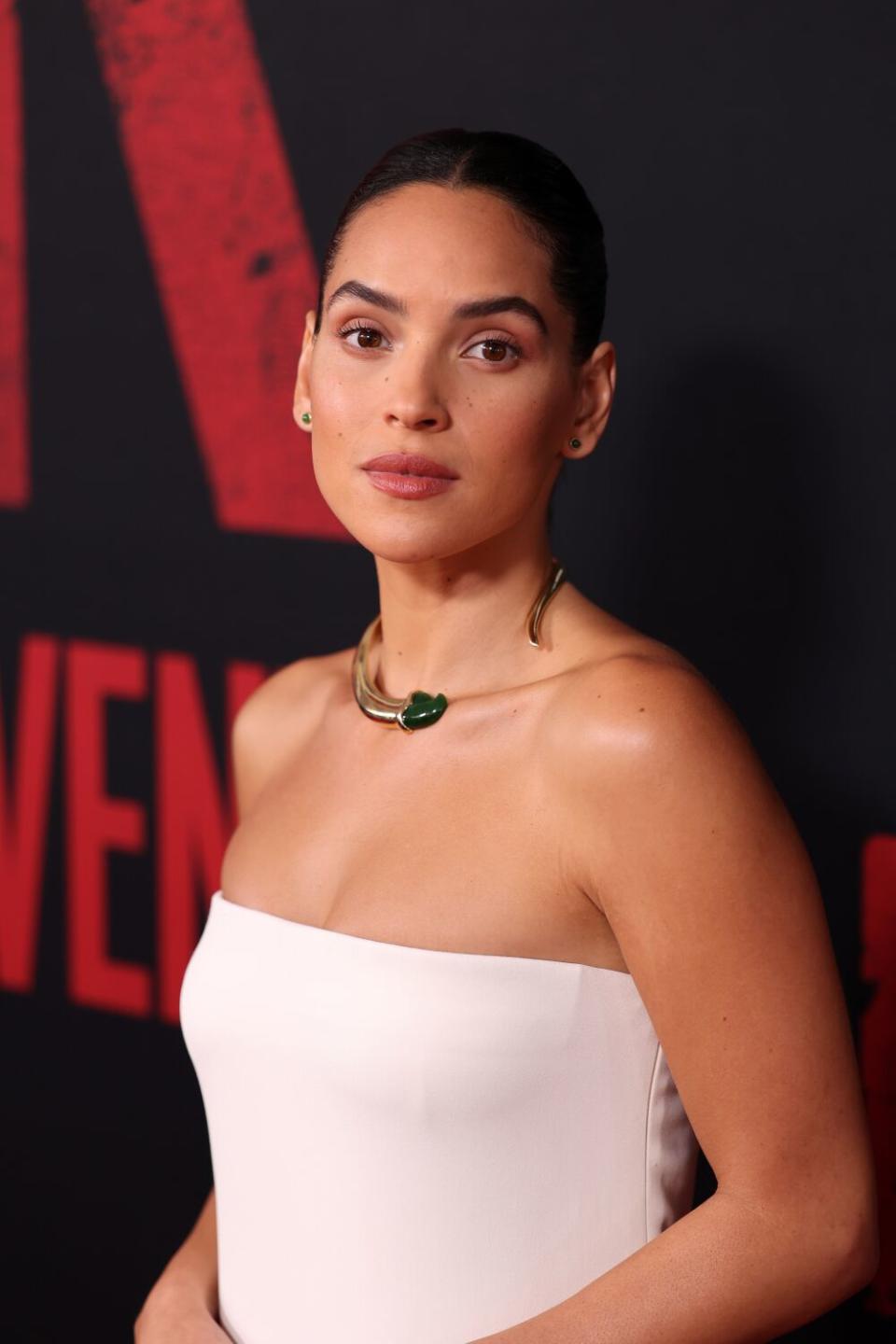 Adria Arjona en la premier de "Andor".