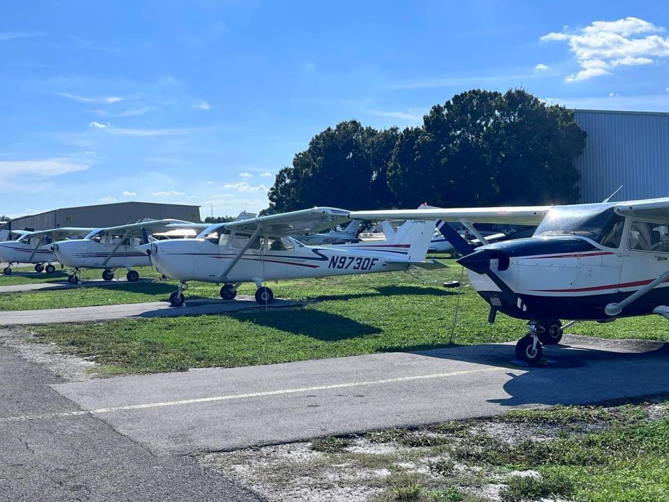 Sheriff’s officials said a student at the Treasure Coast Flight School damaged 10 planes at Martin County Airport.