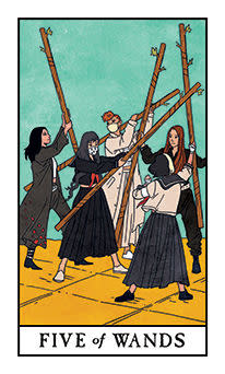 5 of Wands Tarot