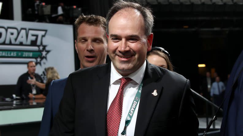 Embattled Senators GM Pierre Dorion has some big opportunities again. (NHL)