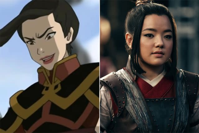 Nickelodeon; ROBERT FALCONER/NETFLIX Elizabeth Yu as Princess Azula in 'Avatar: The Last Airbender'