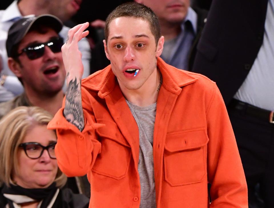 Pete looks shocked while attending a game