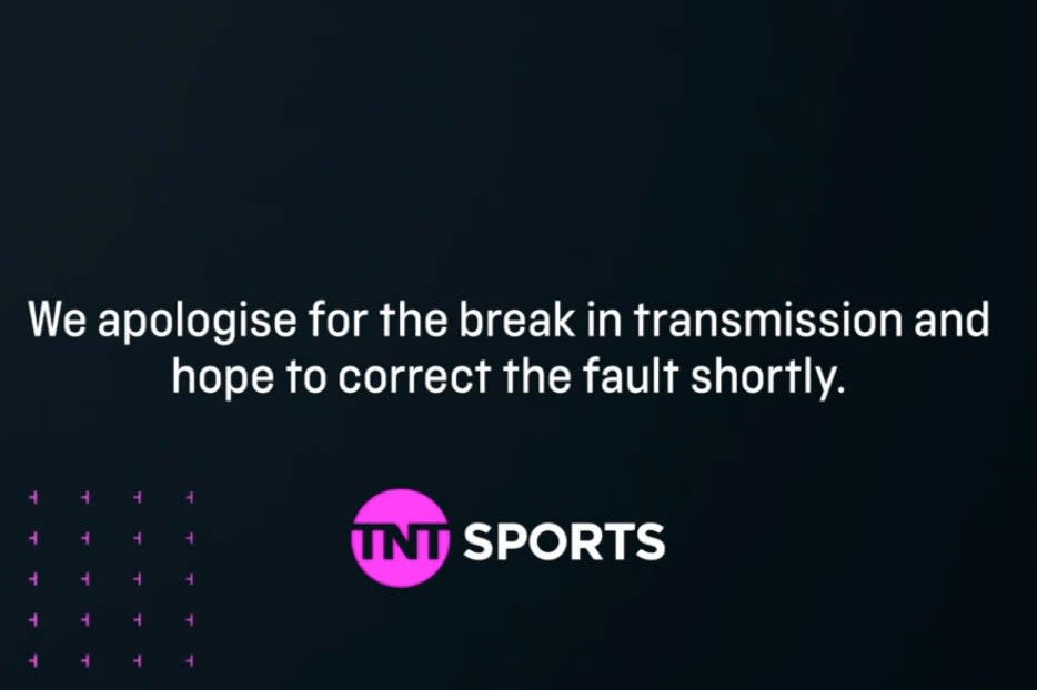 TNT Sports’ stream fails during the Fury vs Ngannou undercard (TNT Sports)