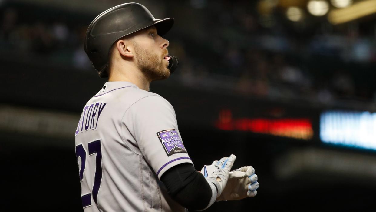 The Red Sox's deal with Trevor Story almost fell apart due to his hesitancy to get the vaccine, which wouldn't allow him to play against the Blue Jays at Rogers Centre. (Getty)