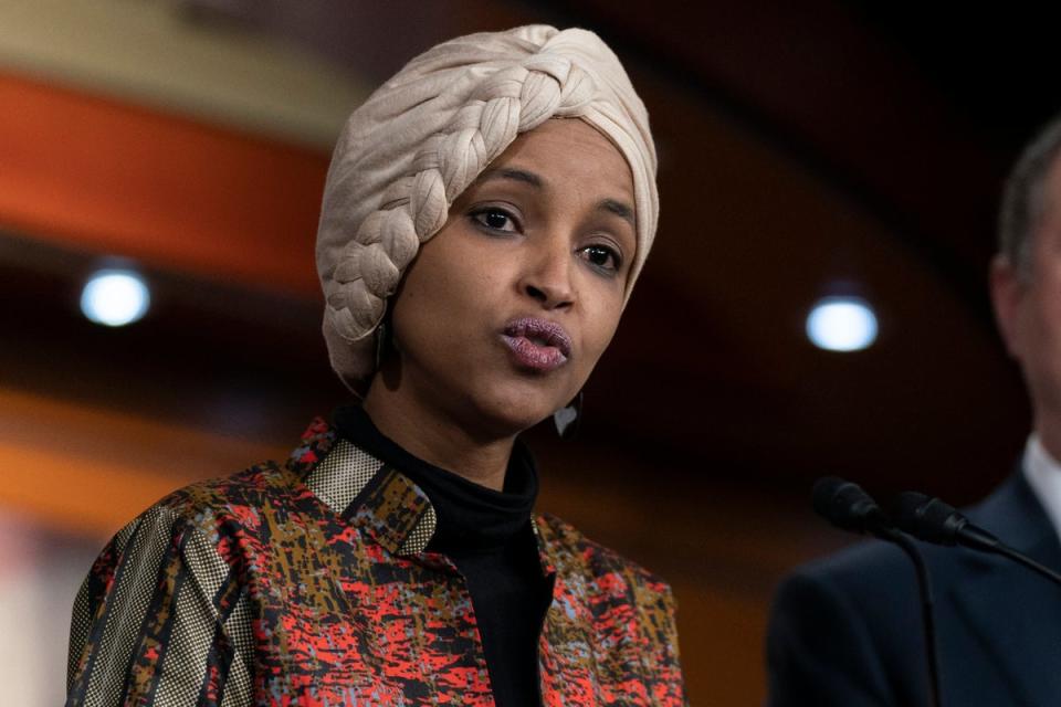 Rep Ilhan Omar (Copyright 2023 The Associated Press. All rights reserved.)