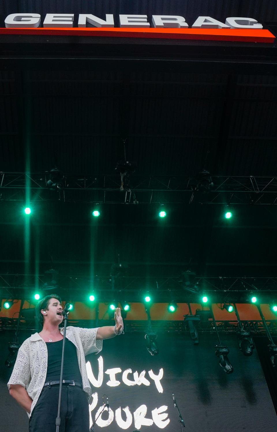 Nicky Youre performs at Summerfest's Generac Power Stage on Friday, June 30, 2023. Ebony Cox / Milwaukee Journal Sentinel 