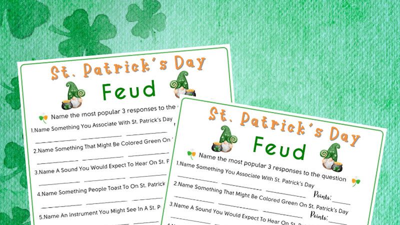 saint patrick's day family feud