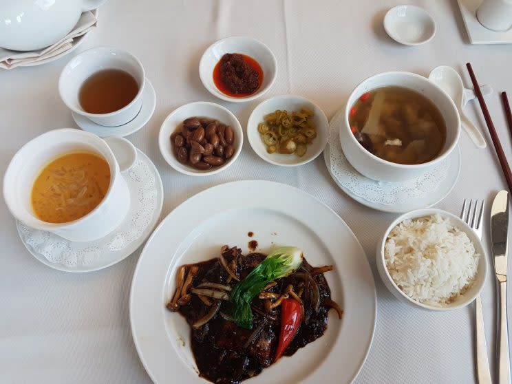 The Executive Set Lunch ($18++) at Raffles Marina, behind the upcoming Tuas Link MRT station which is set to open on 18 June 2017. (Photo: Audrey Kang/Yahoo Lifestyle Singapore)