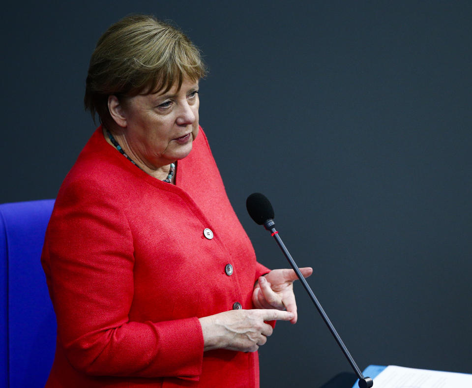 Kanzlerin Angela Merkel. (Bild: Abdulhamid Hosbas/Anadolu Agency via Getty Images)