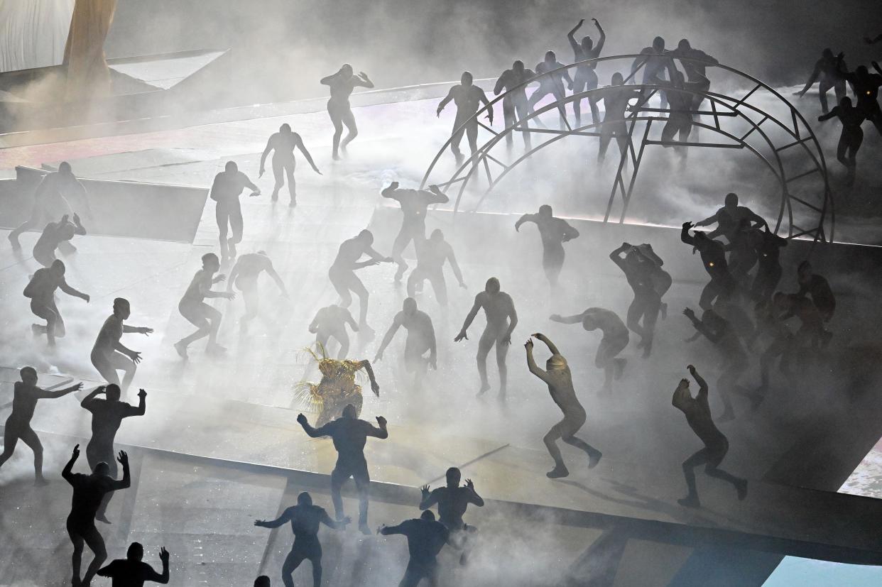 Views of the closing ceremony of the 2024 Paris Summer Olympics at the Stade de France, August 11, 2024, Paris, France. (Photo by Anthony Behar/Sipa USA)