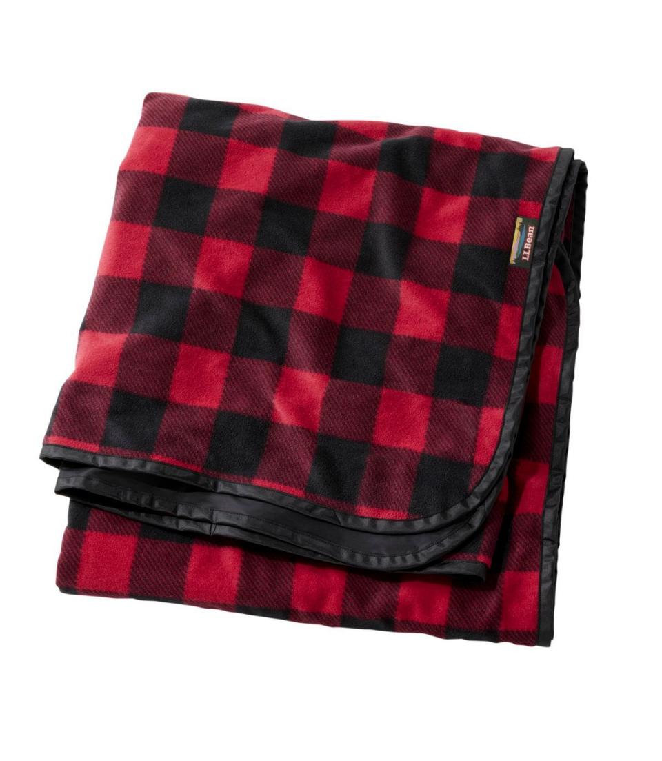 1) Waterproof Outdoor Blanket, Plaid