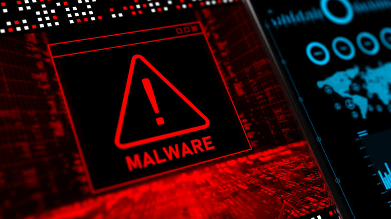 malware computer logo