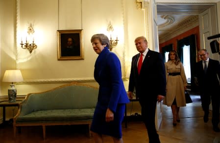 U.S. President Donald Trump visits Britain