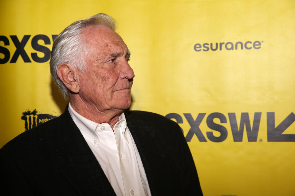 AUSTIN, TX - MARCH 11:  Actor George Lazenby attends the premiere of "Becoming Bond" during 2017 SXSW Conference and Festivals at Stateside Theater on March 11, 2017 in Austin, Texas.  (Photo by Steve Rogers Photography/Getty Images for SXSW)