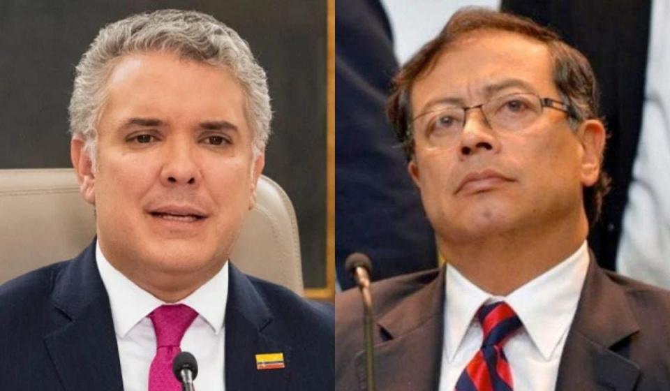 El presidente Petro culpó al gobierno Duque por caída en licencias de vivienda en Colombia. Imágenes: Presidencia