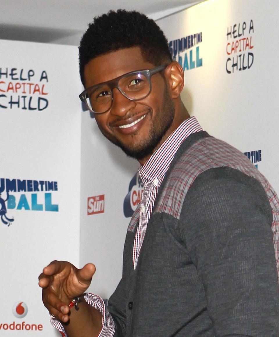 Usher smiling