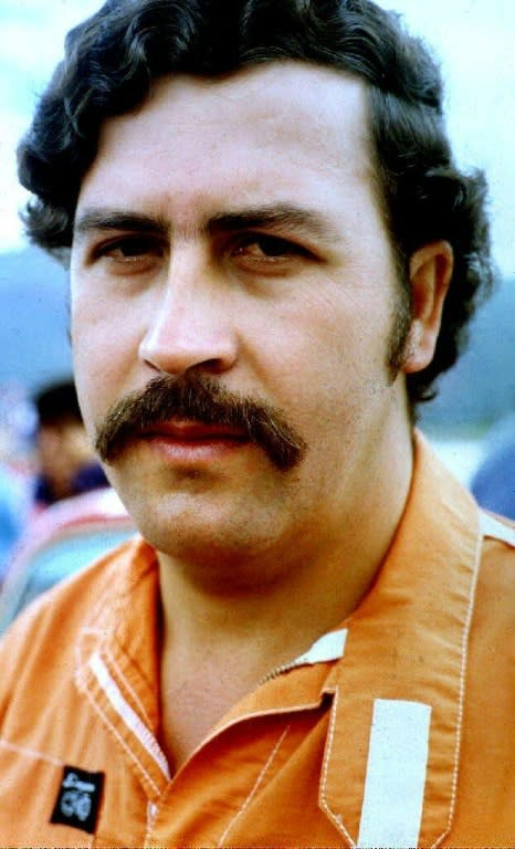 Retrato de Pablo Escobar/AFP