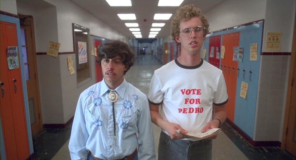 Pedro from “Napoleon Dynamite” is now a totally grown up dapper gentleman