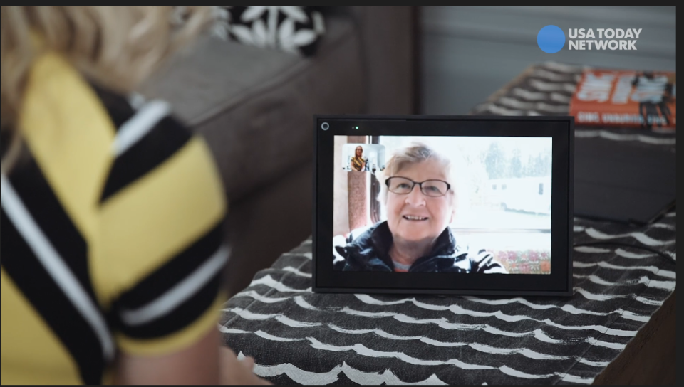 Talking with my Mom via Messenger for Desktop via Portal