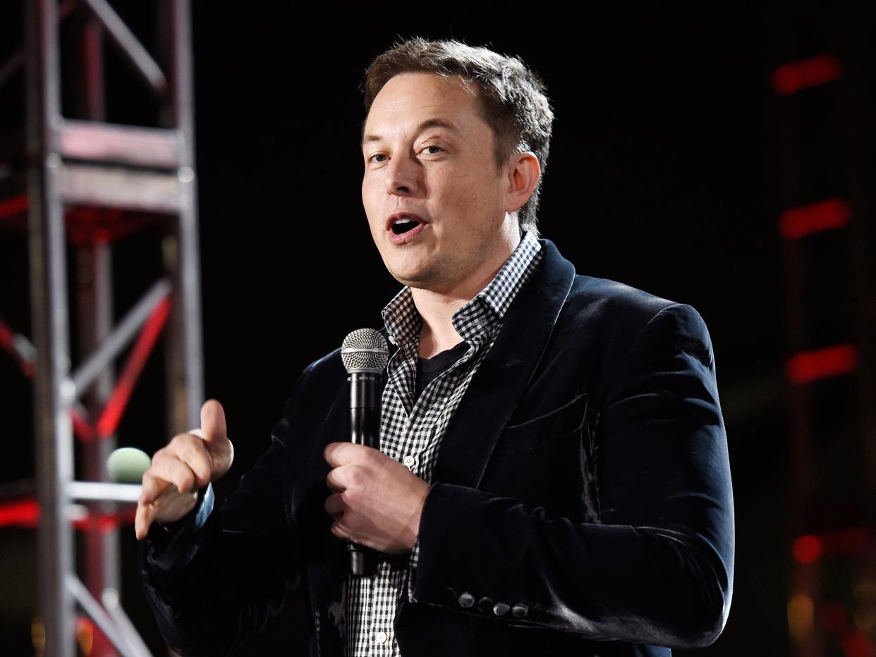 Elon Musk is still unsure who he'll vote for in the US presidential election. (Getty Images)