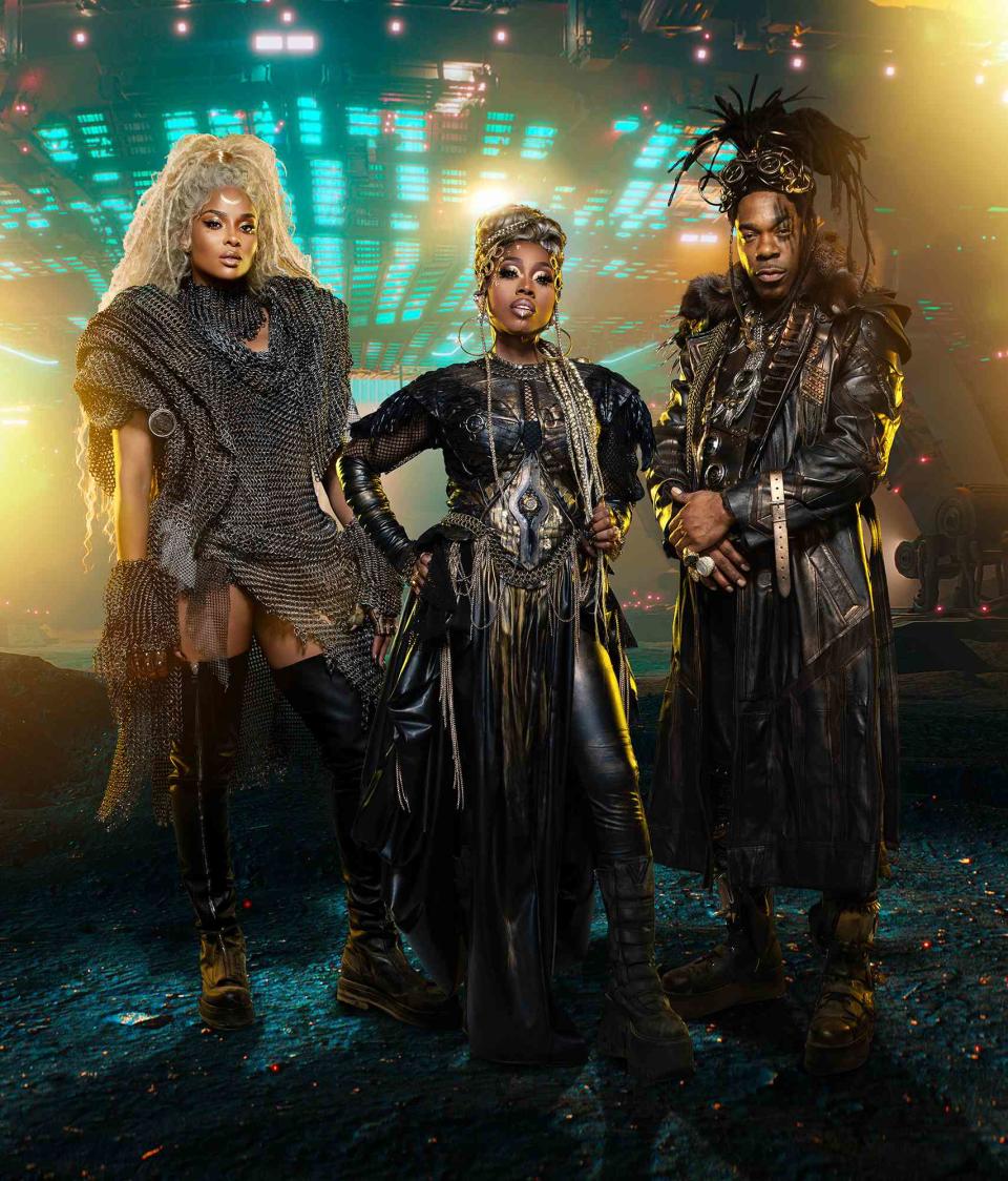 <p>Derek Blanks with crowdMGMT</p> Ciara, Missy Elliott, Busta Rhymes