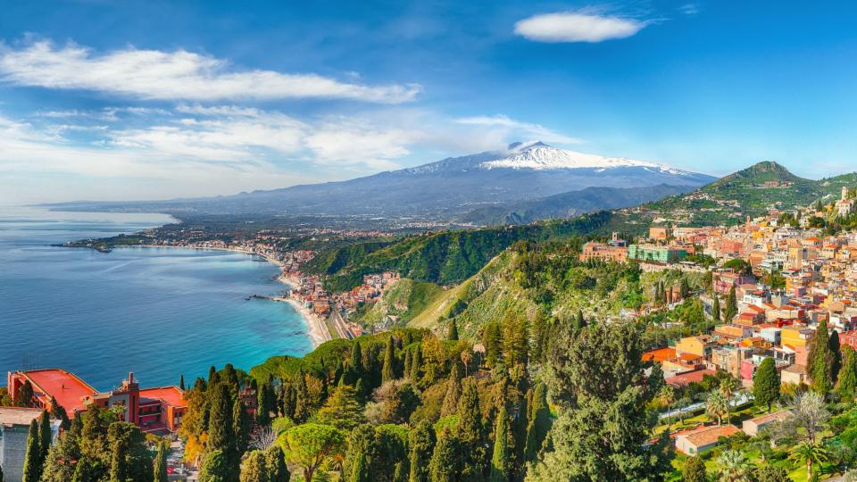 Mount Etna is Europe's most active volcano