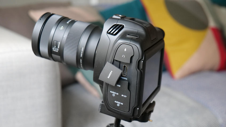 Blackmagic Cinema Camera 6K HDMI port