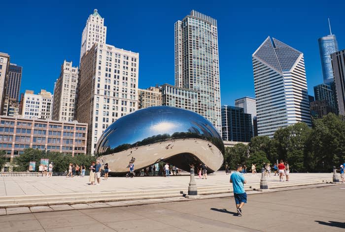 The Chicago bean (Cloud Gate)