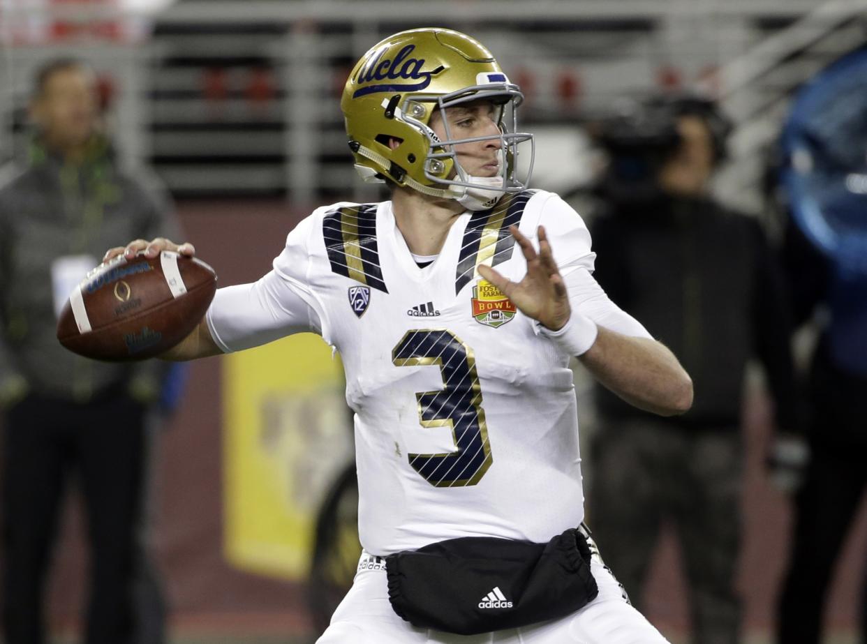 Josh Rosen threw for 3,670 yards and 23 TDs as a true freshman. (AP Photo/Marcio Jose Sanchez, File)