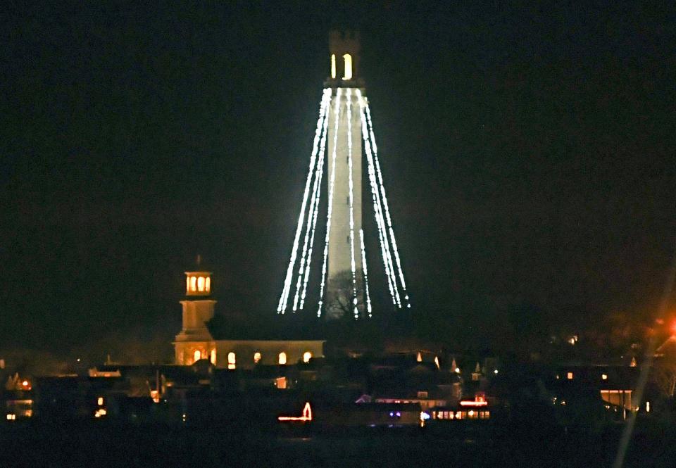 The lights on the Pilgrim Monument will get turned on Nov. 11 to mark a key anniversary.