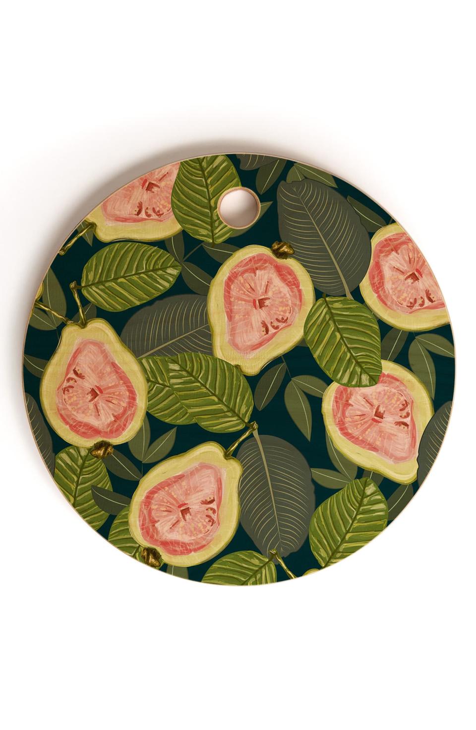 DENNY DESIGNS 83 Oranges Guava Cutting Board