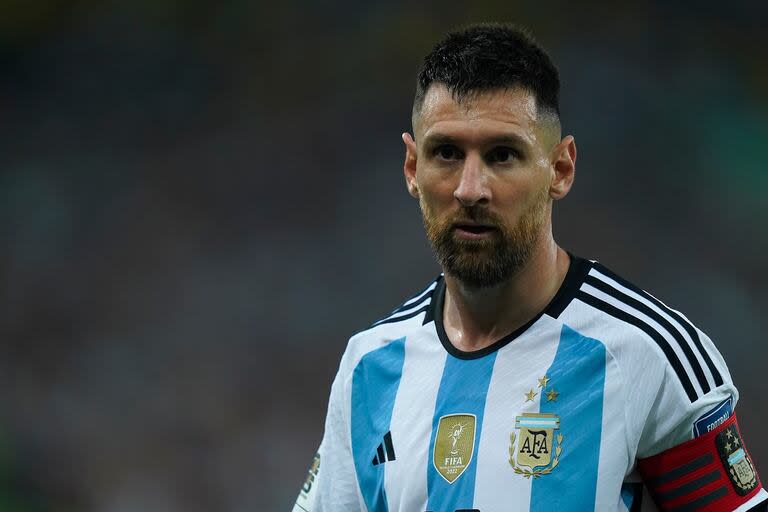 El capitán de la selección argentina de fútbol, Lionel Messi