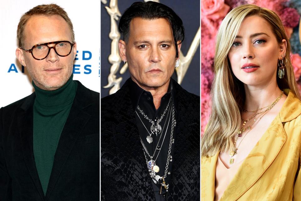 Johnny Depp, Amber Heard, Paul Bettany