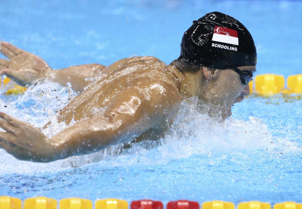 Joseph Schooling im Finale in Rio (Bild: REUTERS/Marcos Brindicci)