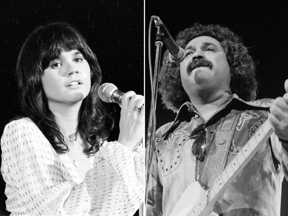 PHOTO: Linda Ronstad circa 1970. | Freddy Fender circa 1976. (Michael Ochs Archives | Getty Images)