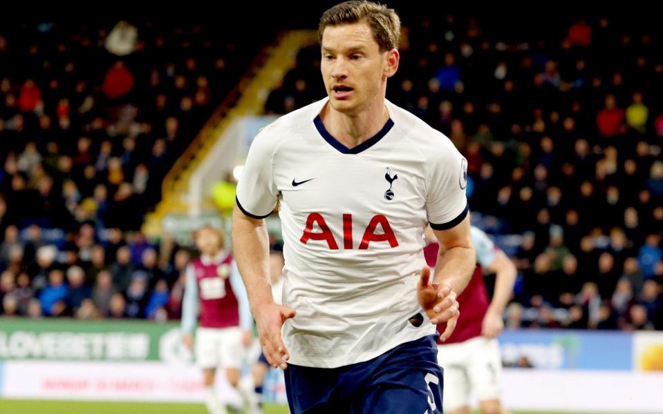 Jan Vertonghen in action for Tottenham - GETTY IMAGES