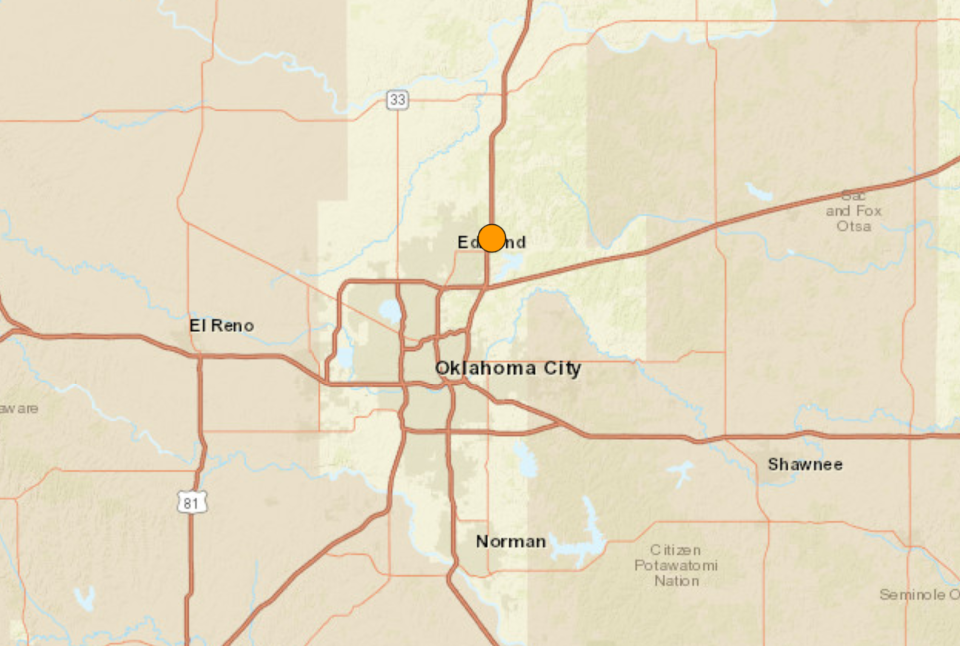 Thursday, May 2, 2024 earthquake map
