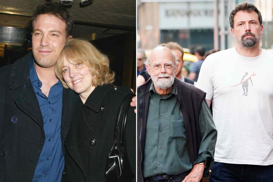 <p>Sylvain Gaboury/FilmMagic ; Jackson Lee / SplashNews.com</p> Ben Affleck and his mom Christopher Anne “Chris” Boldt. ; Ben Affleck and his dad Timothy Affleck.