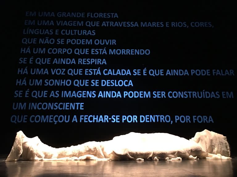 Caixa preta fue el último trabajo que presentó Fernando Rubio en Río de Janeiro. Fue antes de pandemia. Hablaba de la muerte, de las heridas de Brasil. El creador se volvió a Buenos Aires luego de haber vivido 7 años en Río